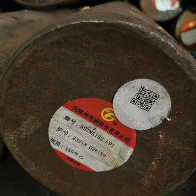 ASTM A182 F91 Stainless Steel Round Bar Forged Stainless Steel Rod Diameter 140 - 350mm