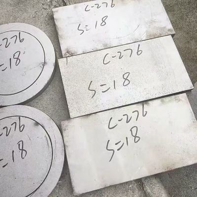 Laser Cutting Hastelloy C276 Nickel Alloy Plate Round Disc Alloy 276 Rings