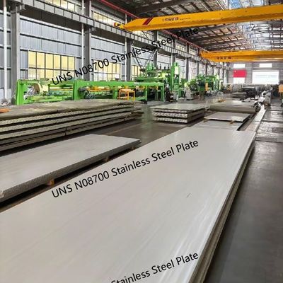 ASTM A240 UNS N08700 / 1.4886 Stainless Steel Plate Hot Rolled Forged