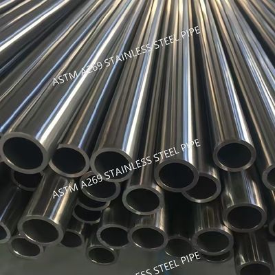SA269 Bright Annealed Stainless Steel Pipe Grade TP304 TP316L TP321 TP310S 8*1mm 6*1mm
