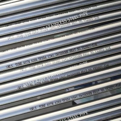 SA269 Bright Annealed Stainless Steel Pipe Grade TP304 TP316L TP321 TP310S 8*1mm 6*1mm