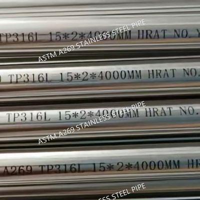 TP304 TP316L Stainless Steel Pipe Seamless Pipe Precison Cold Drawn SS Pipes ASTM A269