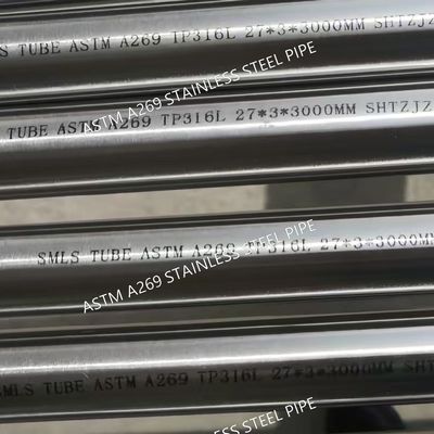 TP304 TP316L Stainless Steel Pipe Seamless Pipe Precison Cold Drawn SS Pipes ASTM A269