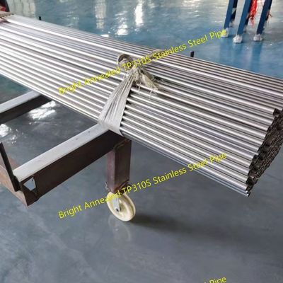TP310S Stainless Steel Seamless Pipe Bright Surface SCH80S SCH40S Solid Annealed