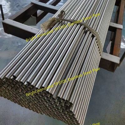 TP310S Stainless Steel Seamless Pipe Bright Surface SCH80S SCH40S Solid Annealed