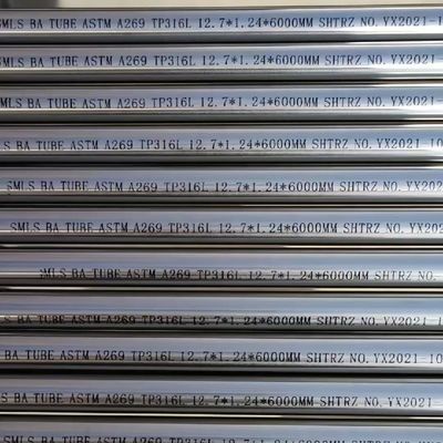 Bright Annealed AP BA EP Stainless Steel Pipe TP316L SS Pipe Precision Tube
