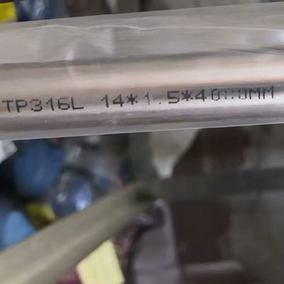 TP316L Stainless Steel Pipe 6.35*0.89 / 8*1mm,10*1mm,12.7*1.24mm / 25.1*1.65mm