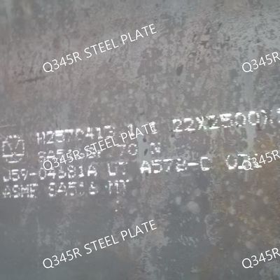 Q345R Steel Plate Thickness 6.0 - 50.0mm For Pressure Vessel 1500mm 2000mm 2200mm Width