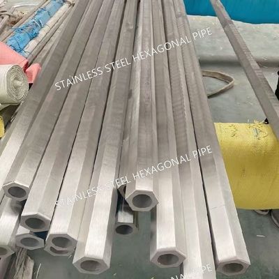 Seamless 304 316L Hexagonal Stainless Steel Pipe Inner Diameter 6 - 70mm