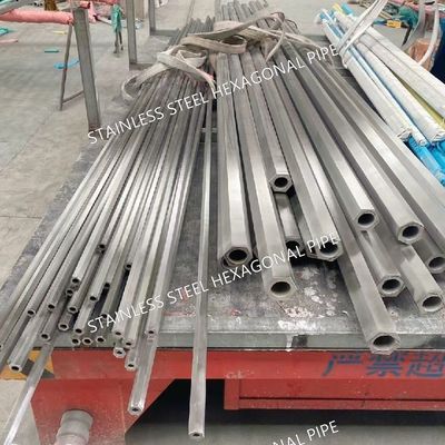 Seamless 304 316L Hexagonal Stainless Steel Pipe Inner Diameter 6 - 70mm