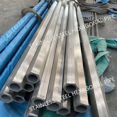 Ourside Hexagonal Inside Round Shape Stainless Steel Pipe Tube TP304 TP316L TP321