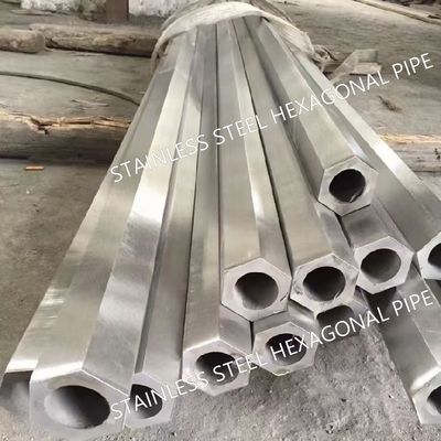 Ourside Hexagonal Inside Round Shape Stainless Steel Pipe Tube TP304 TP316L TP321