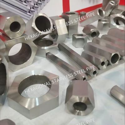 TP321 Stainless Steel Hexagonal Hollow Tube 321 Stainless Steel Hex Pipe S14 - S75mm