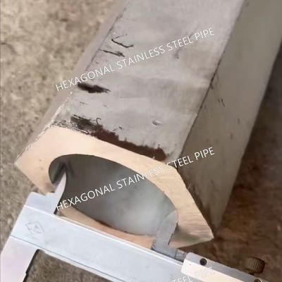 TP304 Stainless Steel Hexagonal Pipe Tube Hot Rolled Bright Polished Hairline Finishing SS Pipe