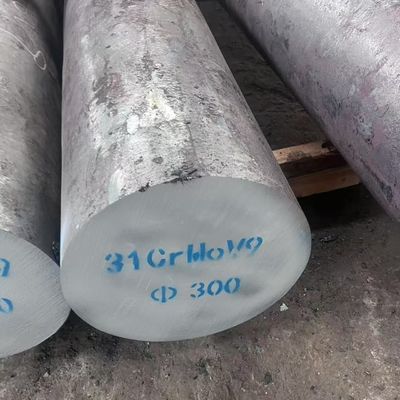 31CrMoV9 Round Bar / 1.8519 Alloy Round Rod Nitriding Steel Forged 300mm Diameter