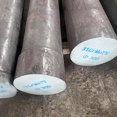 31CrMoV9 Round Bar / 1.8519 Alloy Round Rod Nitriding Steel Forged 300mm Diameter