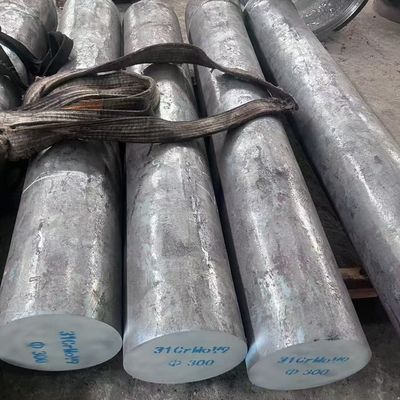 31CrMoV9 Round Bar / 1.8519 Alloy Round Rod Nitriding Steel Forged 300mm Diameter