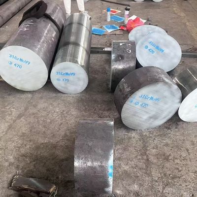 13mm- 20mm 31CrMoV9 Nitriding Steel Bar / 1.8519 Alloy Steel Round Bars 200mm 250mm 350mm 370mm