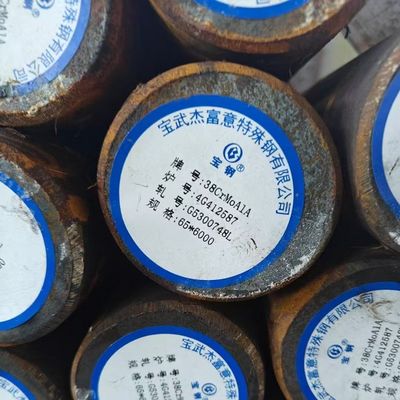 31CrMoV9  Nitriding Alloy Steel Rod Diameter 10 - 320mm Custom Cutting For Industrial
