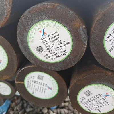 31CrMoV9  Nitriding Alloy Steel Rod Diameter 10 - 320mm Custom Cutting For Industrial