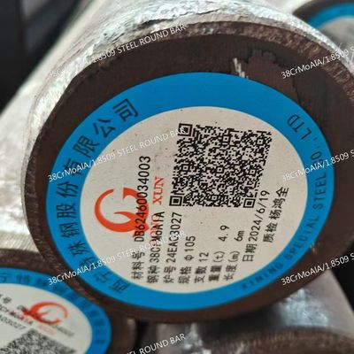 Hot Rolled 1.8509 Steel Round Bar With Excellent Machinability 38CrMoAlA Steel Rod
