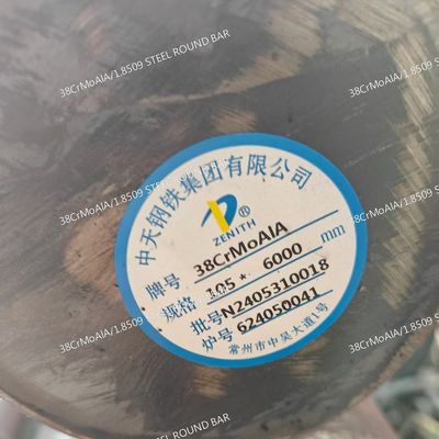 31CrMoV9 / 31CrMoV9 / 1.8509 Round Steel For Construction Machinery