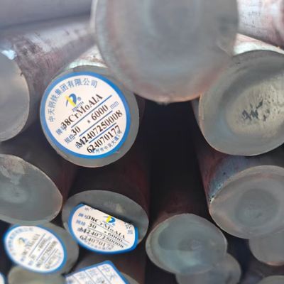 GB Standard 38CrMoAlA Steel Round Bar / Steel Shaft 80mm 100mm 120mm Diameter