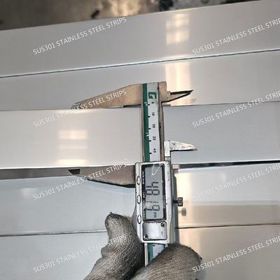 Precision SUS301 Stainless Steel Strip High Strength Cold Rolled Spring Hard Finish