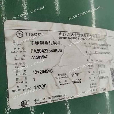 321/UNS S32100 Stainless Steel Plate ASTM A240 Compliant, Heat-Resistant Alloy