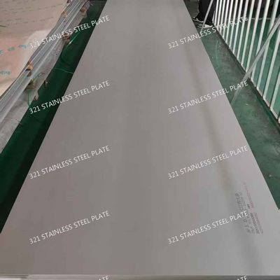 321 Stainless Steel Hot Rolled Plate Excellent Oxidation Resistance, ASTM Certified