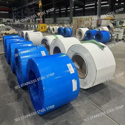 ASTM A666 301 Full Hard Stainless Steel Strip High Strength Cold Rolled Strips for Automotive Parts