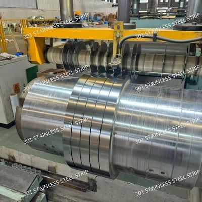 ASTM A666 301 Full Hard Stainless Steel Strip High Strength Cold Rolled Strips for Automotive Parts