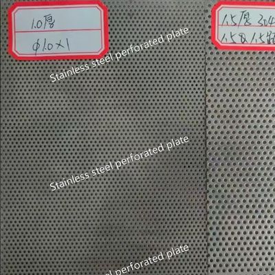 Industrial Micro Perforated Stainless Steel Mesh Panel High Flow, Fine Filtering, Architectural Design