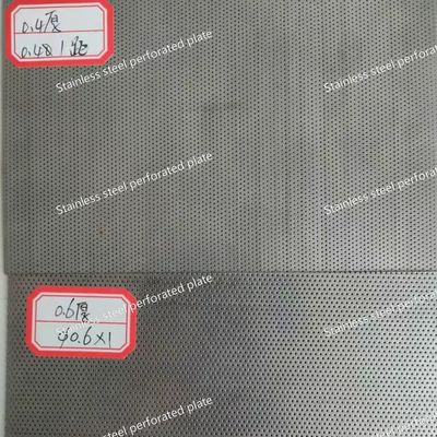 Micro Perforated Stainless Steel Sheet 0.1 - 10.0mm Hole Diameter