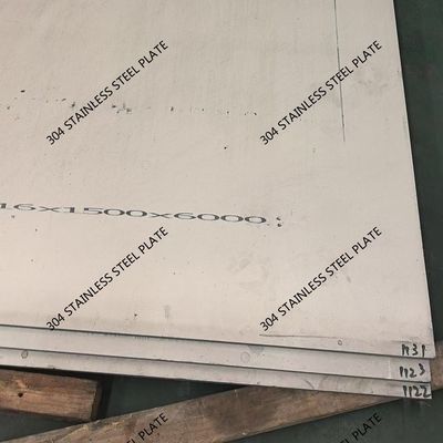 304 Hot Rolled Stainless Steel Plate NO.1 Finish ASTM/ASME Compliant Thickness 4-60mm