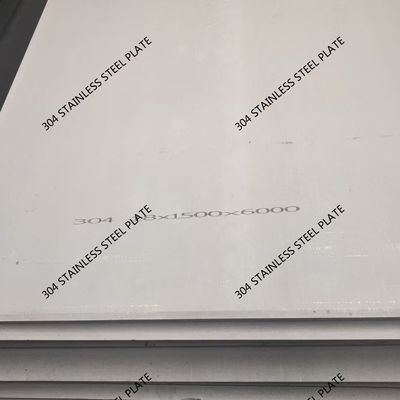 304 Hot Rolled Stainless Steel Plate NO.1 Finish ASTM/ASME Compliant Thickness 4-60mm