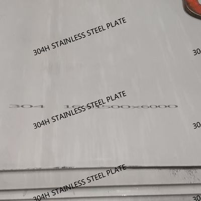 Heat-Resistant 304H SS Plate For Furnace Components Pressure Vessels Annealed Pickled Surface