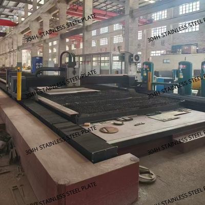 Heat-Resistant 304H SS Plate For Furnace Components Pressure Vessels Annealed Pickled Surface