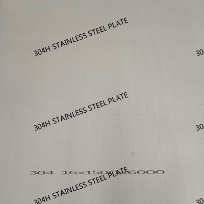 Industrial 304H Stainless Steel Plate High Chromium-Nickel Content ASME SA240 Custom Sizes