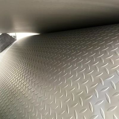 Grade 304 316L 2205 Stainless Steel Checkered Plate Smooth Back Side Thickness 3.0mm 4.0mm 5.0mm 6.0mm