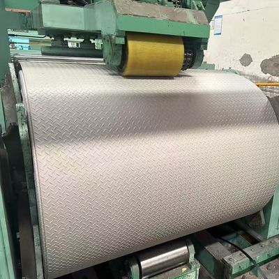 Grade 304 316L 2205 Stainless Steel Checkered Plate Smooth Back Side Thickness 3.0mm 4.0mm 5.0mm 6.0mm