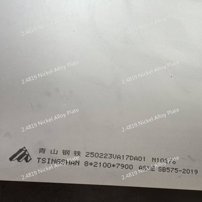 DIN 2.4819 Nickel Alloy Plate Sheet Hastelloy C-276 High-Temperature Corrosion Resistant