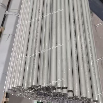 UNS S32760 Super Duplex Stainless Steel Seamless Pipe SCH40S SCH80S in 6m Length