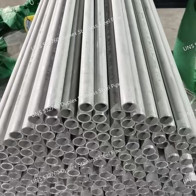UNS S32760 Super Duplex Stainless Steel Seamless Pipe SCH40S SCH80S in 6m Length