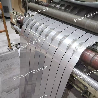 Cold Rolled Stainless Steel Strips Alloy 304/304L/304H SS Coils Slit Cutting Without Burr