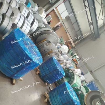 Cold Rolled Stainless Steel Strips Alloy 304/304L/304H SS Coils Slit Cutting Without Burr