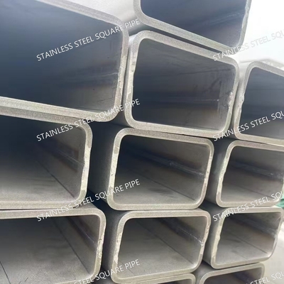 304 316L Stainless Steel Square Pipe 10x10 to 200x200mm 6m Length
