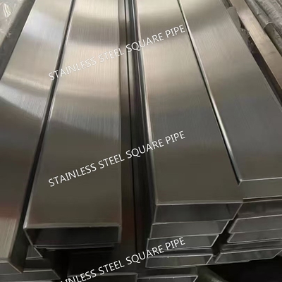 304 Stainless Steel Square Tubing 50x50mm Mirror Polished for Furniture