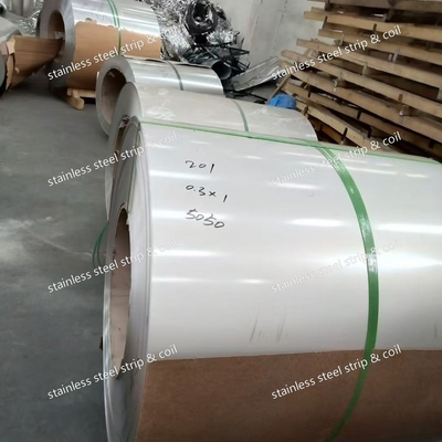 Precision Stainless Steel Strips 201 304 316L Slit Coil Burr-Free