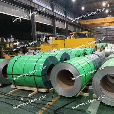 ASTM A666 301 Stainless Steel Strips 0.15-2.0mm Burr-Free Slit Cut